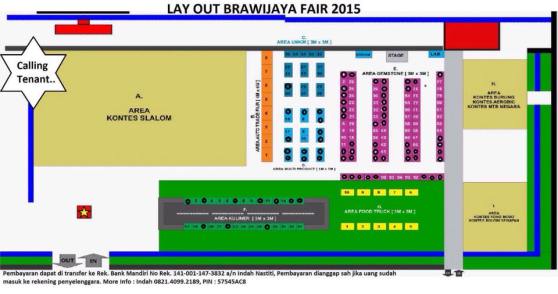 lay out brawijaya fair 2015
